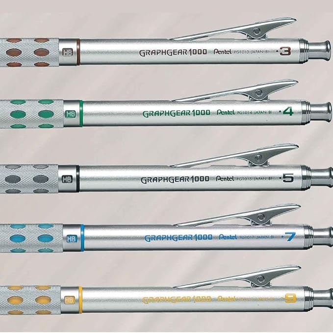 Pentel Graph Gear 1000 Mechanical Drafting Pencil 0.9mm Yellow (PG1019)
