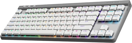 Logitech G515 TKL Wireless Gaming Keyboard (Linear) + G309 Lightspeed Wireless Gaming Mouse Bundle - White