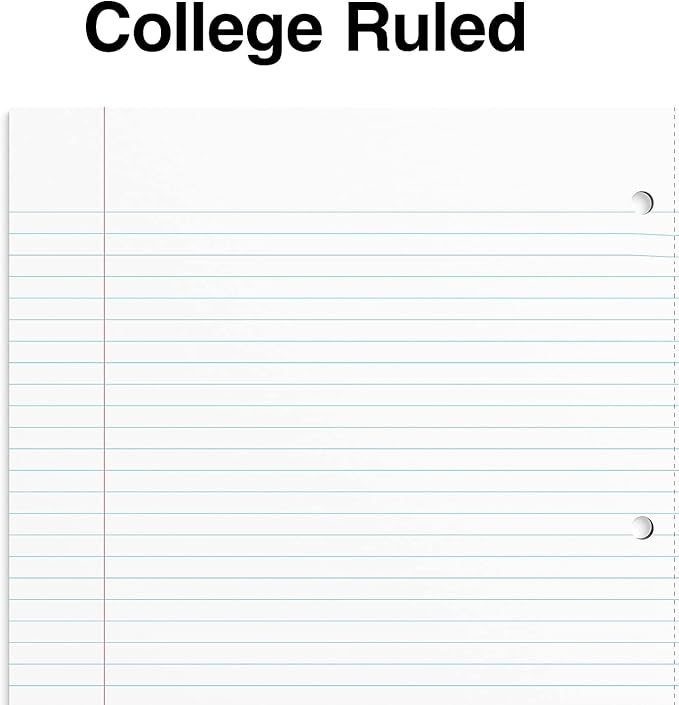 STAPLES Accel 1‑Subject Notebook, 8.5” x 11”, College Ruled, 100 Sheets, Black