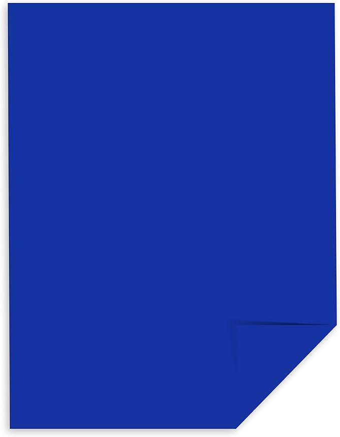 Astrobrights® Color Multi-Use Printer & Copy Paper, 1 Ream, Blast-Off Blue, Letter (8.5" x 11"), 500 Sheets Per Ream, 24