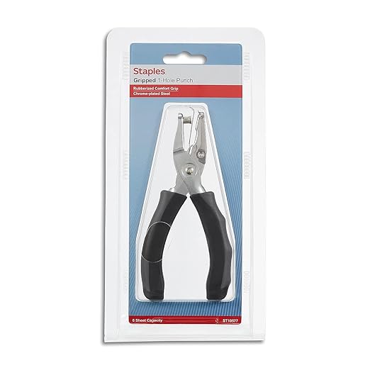 Staples Premium 1-Hole Punch, 3/Pack (ST10577-CCVS)