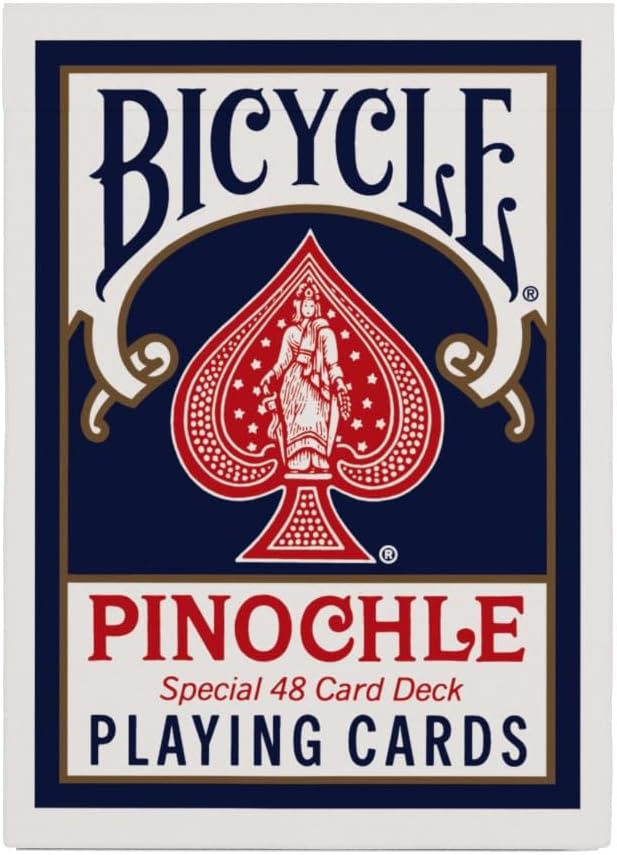 Bicycle Pinochle Playing Cards, Standard Index, 1 Deck