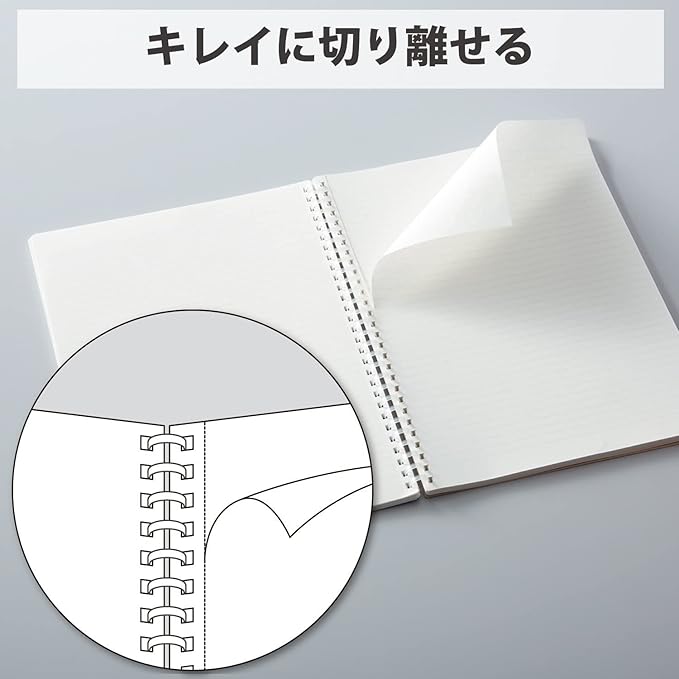 Kokuyo D Shaped Soft Ring Notebook, 7mm Rule, 31 Lines, 80 Sheets, B5, Natural Style, Set of Black, Beige, Navy, Japan Import (SU-SV608A)