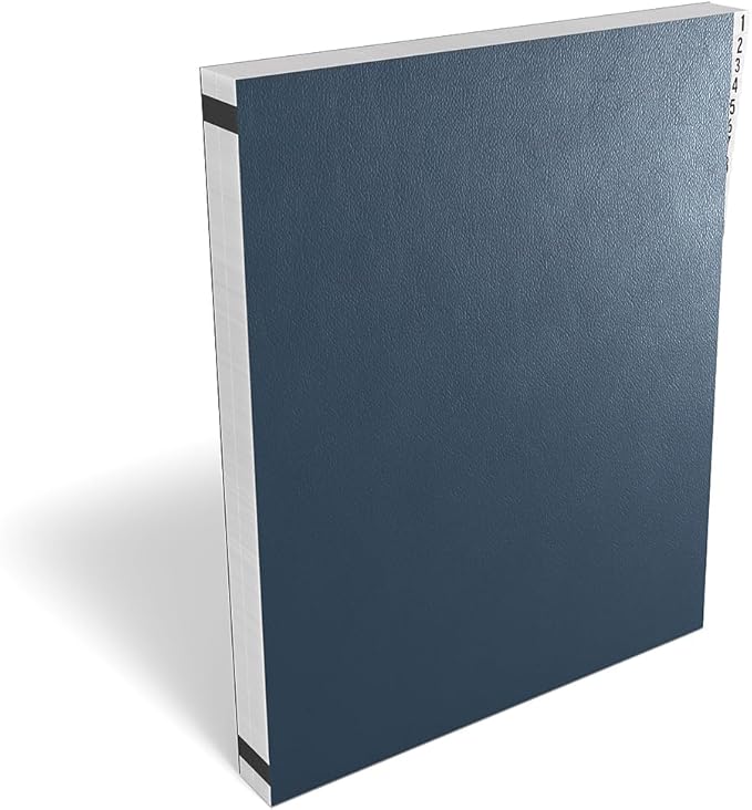 Staples Pressboard Indexed Desk File, Numerical Index 1–31, Blue, 2‑Pack – Desktop File Organizer for Office Documents