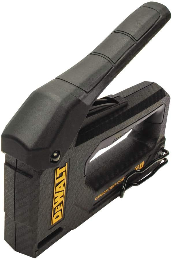 DEWALT Staple Gun, Carbon Fiber Body, 2-in-1 Tacker (DWHT80276)