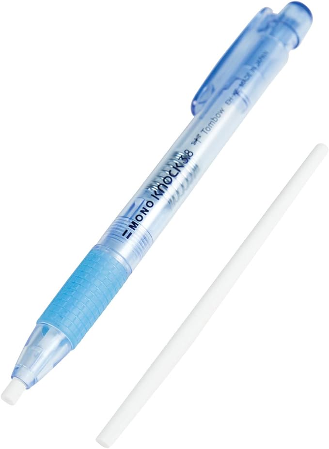 Tombow Mono Knock Eraser, Blue, 1-Pack (82044)