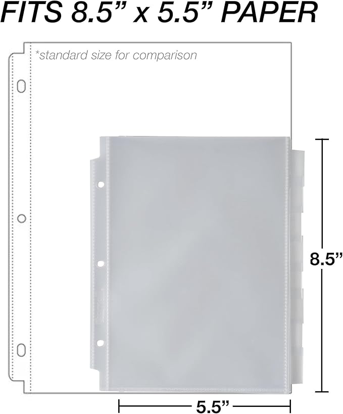 SAMSILL Tabbed Sheet Protector Family