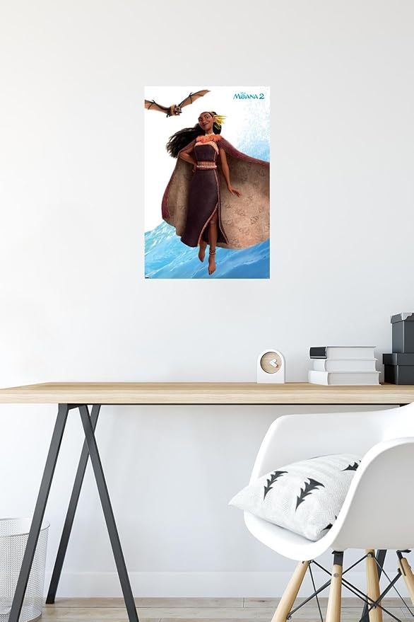 Trends International Disney Moana 2 - Matangi Wall Poster, 22.4L x 14.7W, Premium Poster & Mount Bundle