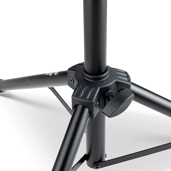 On-Stage LPT7000 Deluxe Laptop Stand, Adjustable Height and Tilt, Metal Construction, Black, Foldable