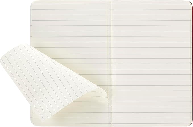Moleskine Cahier Journal, Soft Cover, Large (3.5" x 5.5") Ruled/Lined, Black, 80 Pages (Set of 3)