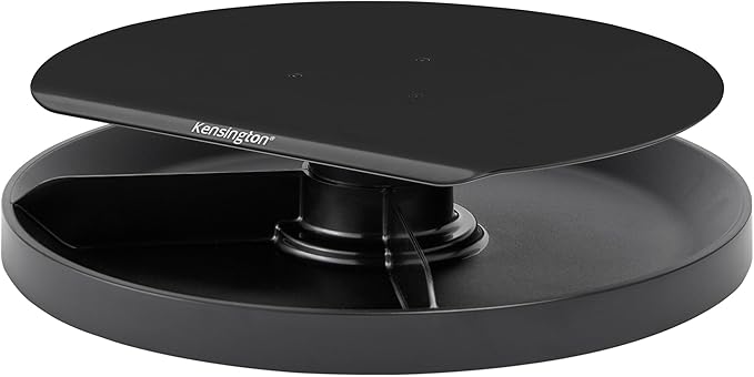 Kensington Smart Fit Spin2 Monitor Stand - Black (K52787WW), 3.1" x 12.6" x 12.6"