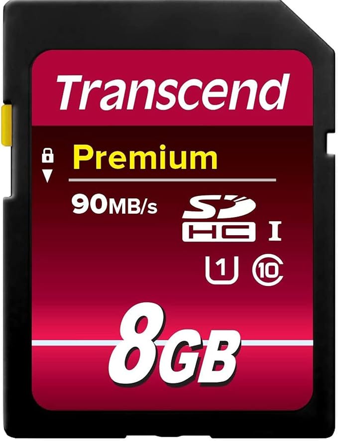 Transcend 8 GB High Speed 10 UHS Flash Memory Card (TS8GSDU1)