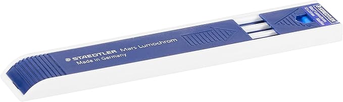 Staedtler Mars Carbon Lead, 2mm, Blue, 12 Lead (204-3)