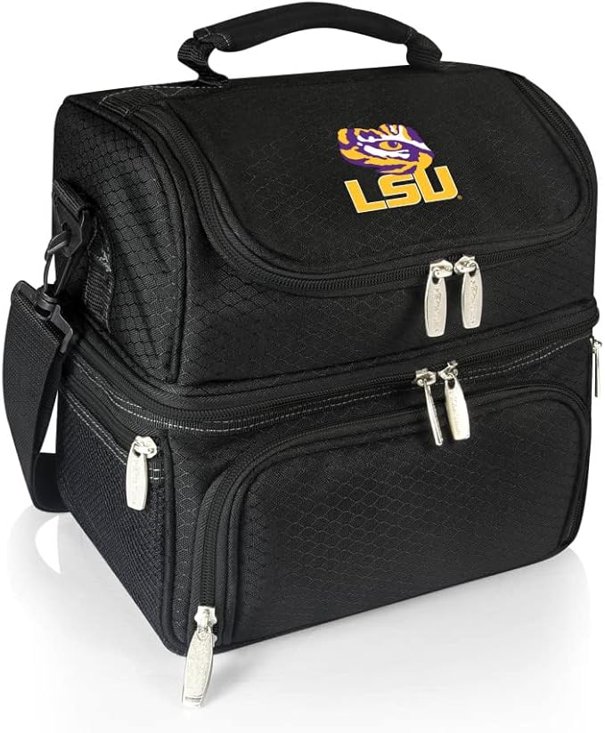 PICNIC TIME NCAA Nebraska Cornhuskers Pranzo Lunch Bag - Insulated Lunch Box with Picnic Set - Lunch Cooler Bag