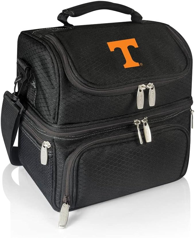 PICNIC TIME NCAA Nebraska Cornhuskers Pranzo Lunch Bag - Insulated Lunch Box with Picnic Set - Lunch Cooler Bag