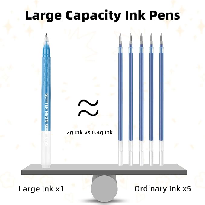Gel Pens for Adult Coloring Book, 100 Colors Large Capacity Metallic Glitter Gel Pens with Case, 1.0 mm Bullet Tip Smooth Writing, Artist Colored Gel Ink Pen for Coloring Drawing Journaling