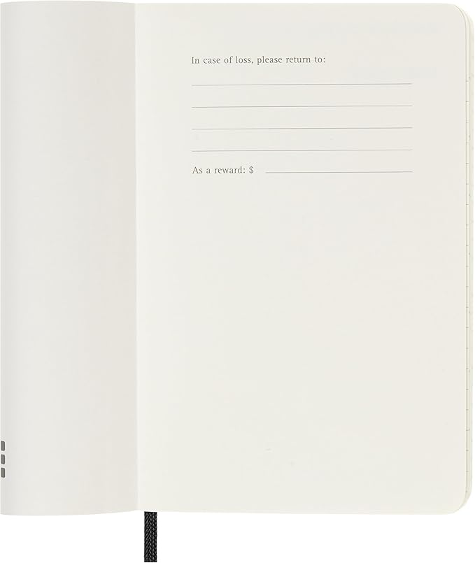 Moleskine Classic 12 Month 2026 Weekly Planner, Soft Cover, Pocket (3.5" x 5.5"), Black, 144 pages
