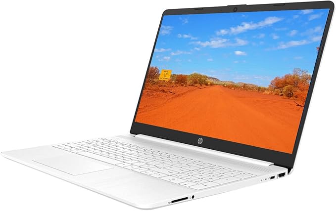 HP 15 Notebook Laptop, 15.6" HD Screen, Intel Core i3-1115G4 Processor, 32GB RAM, 512GB SSD, Webcam, Wi-Fi, HDMI, Windows 11 Home, White