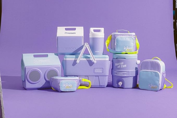 Igloo Lilac Breeze CONVERTIBLE RETRO BACKPACK