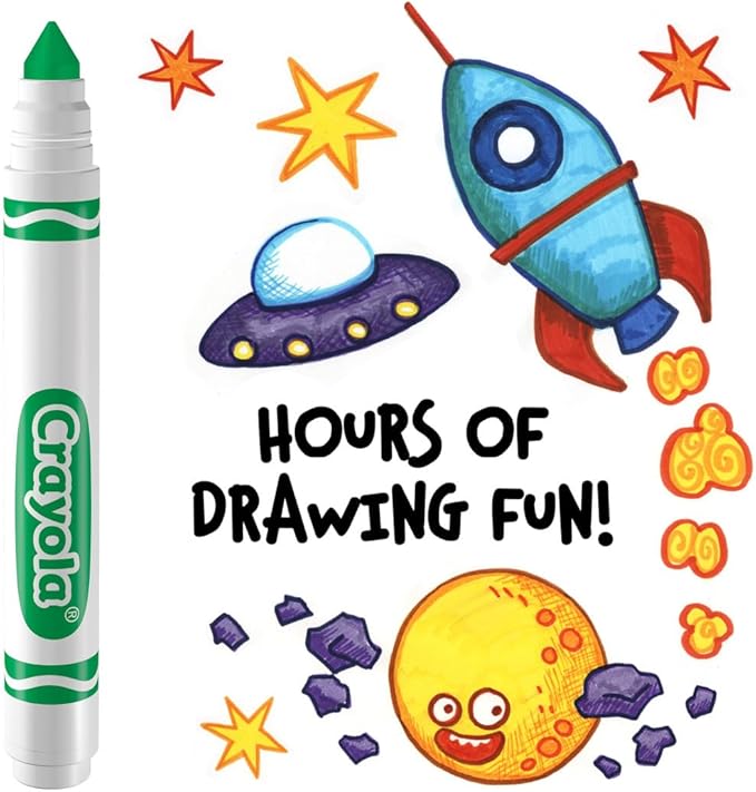 Crayola 12 Count Washable Bulk Markers, Green