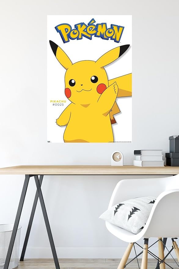 Pokémon - Pikachu Feature Series Wall Poster, 34L" x 22.4W", Unframed Version
