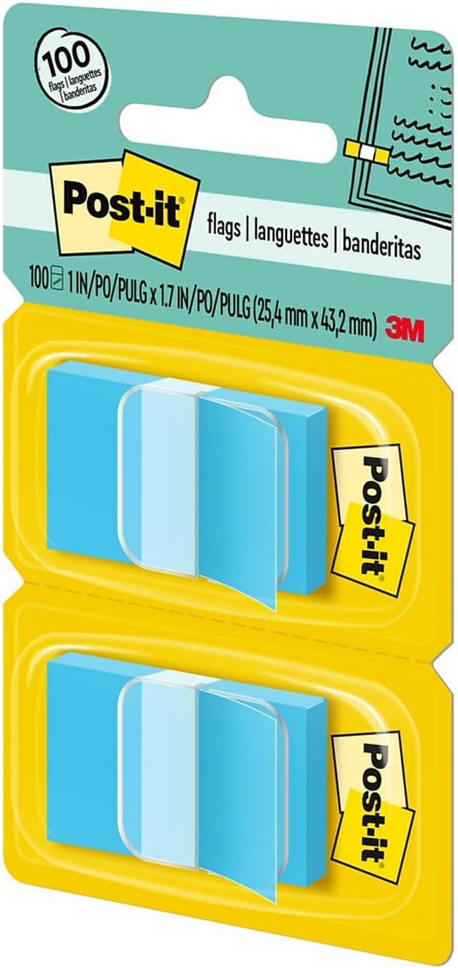MMM680BE2 - Post-it Standard Tape Flags in Dispenser
