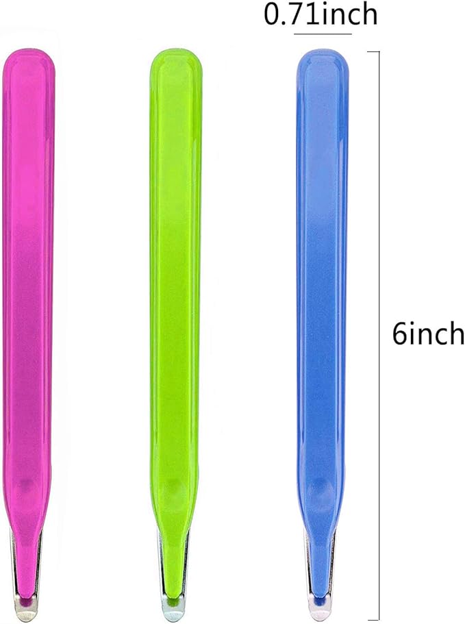 Staple Remover Professional Magnetic Easy Staple Removers Tool 6 PCS Blue Green Pink Multicolor Staple Puller Remover Staple Pullers for Office, School and Home