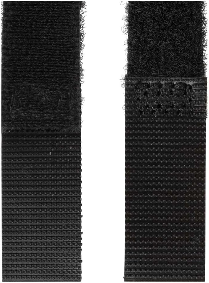 Klein Tools 450-600 Cable Organizer, Hook and Loop Cinch Strap Ties, Includes (2) 6-Inch, (2) 8-Inch, (2) 14-Inch Straps, Black