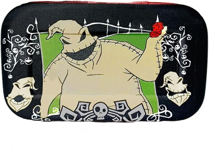 Disney Nightmare Before Christmas Molded EVA Pencil Case Jack Zero and Oogie Boogie Zippered School Supply Pouch