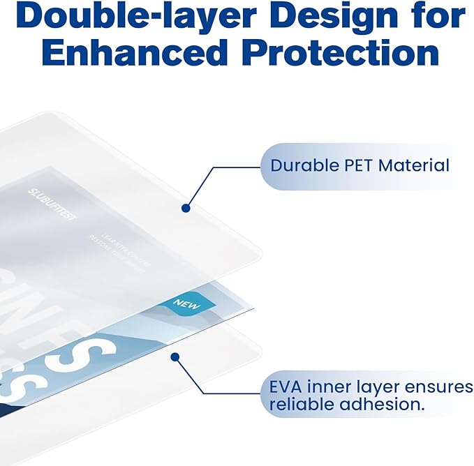 200 Pack 5mil 2.3x3.7in Thermal Laminating Pouches Badge Laminate Pouches Clear Laminated Luggage Tags Printable Laminator Pouches for Business Permits Cards Hold 2x3.5 in Business Card
