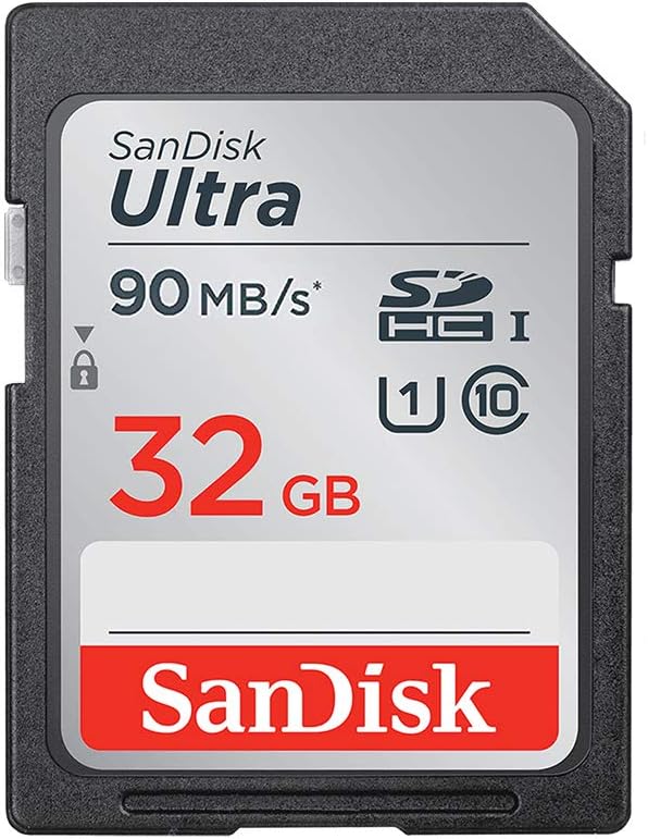 SanDisk Ultra 32GB SDHC Class 10/UHS-1 Flash Memory Card Speed Up To 30MB/s- SDSDU-032G-U46 (Label May Change) [Old Version]