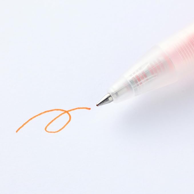 Smooth Gel Ink Knock Type Ballpoint Pen 0.5mm
