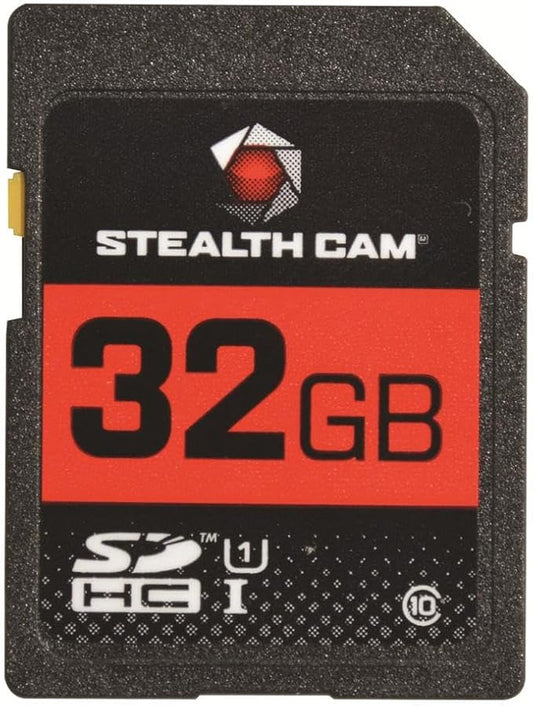 Stealth Cam SD Card - High-Speed Data Transferring Storage Game Trail Hunting Scouting Photo Video Recording Cameras, SDHC 32GB SD Memory Card