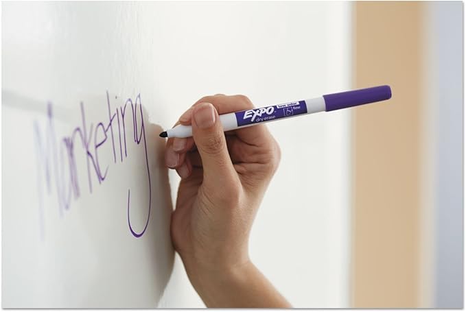 EXPO Low Odor Dry Erase Markers Fine Tip Assorted Colors 36 Count