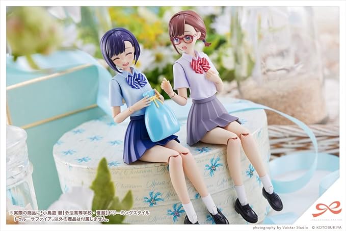 Kotobukiya Sousai Shojo Teien: Koyomi Takanashi (Ryobu High School Summer Clothes) Dreaming Style True Sapphire Plastic Model Kit, Multicolor, (JK026)