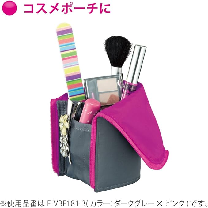 KOKUYO NEO CRITZ Pen Case/Large Size (Black x Dark Gray)