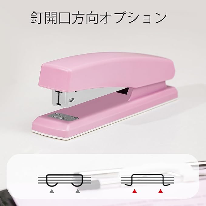 Deli Stapler, Desktop Staplers, Office Stapler, 25 Sheet Capacity, Includes 1000 Staples and Staple Remover, Pink