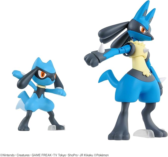 Bandai Hobby - Pokémon - Riolu & Lucario, Bandai Spirits Pokémon Model Kit