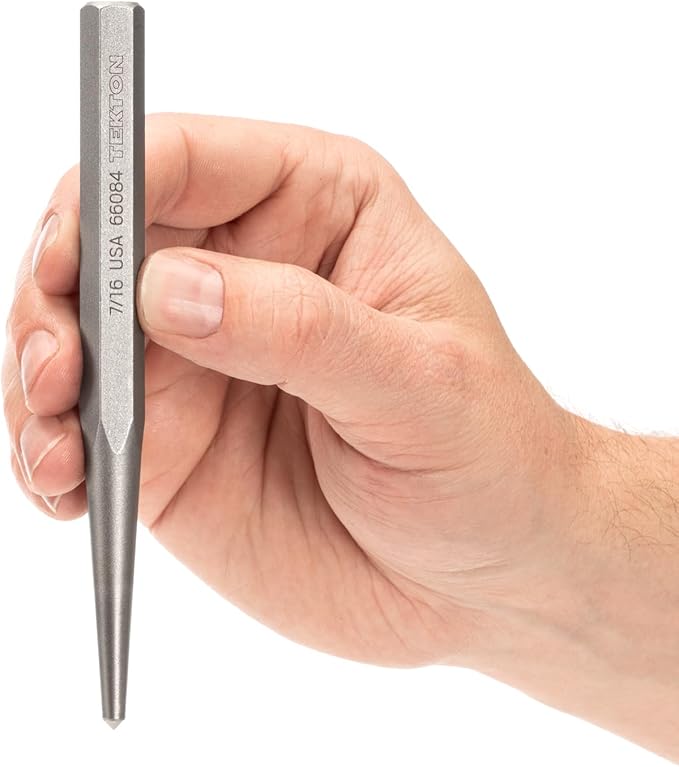 TEKTON 7/16 Inch Center Punch | 66084 | Made in USA