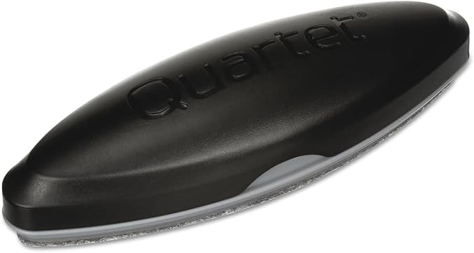 Quartet Eraser, Premium, 3-In-1, Whiteboard/Chalkboard, Magnetic, 6-1/2"x1-3/8", Black (BFEB3)