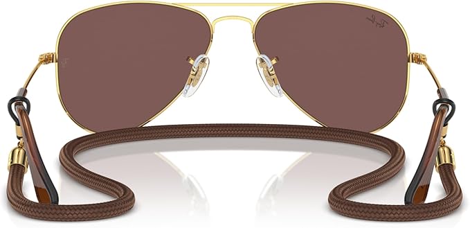 Ray-Ban Junior Kids' Rj9506s Metal Aviator Sunglasses