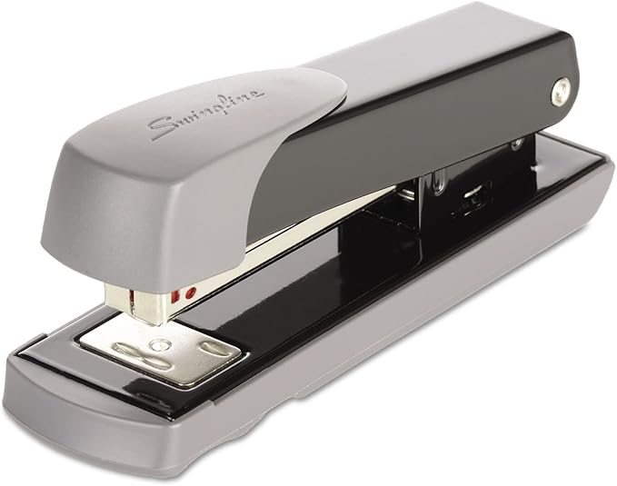 Swingline 71101 Compact Commercial Stapler, Half Strip, 20-Sheet Capacity, Black (S7071101R)