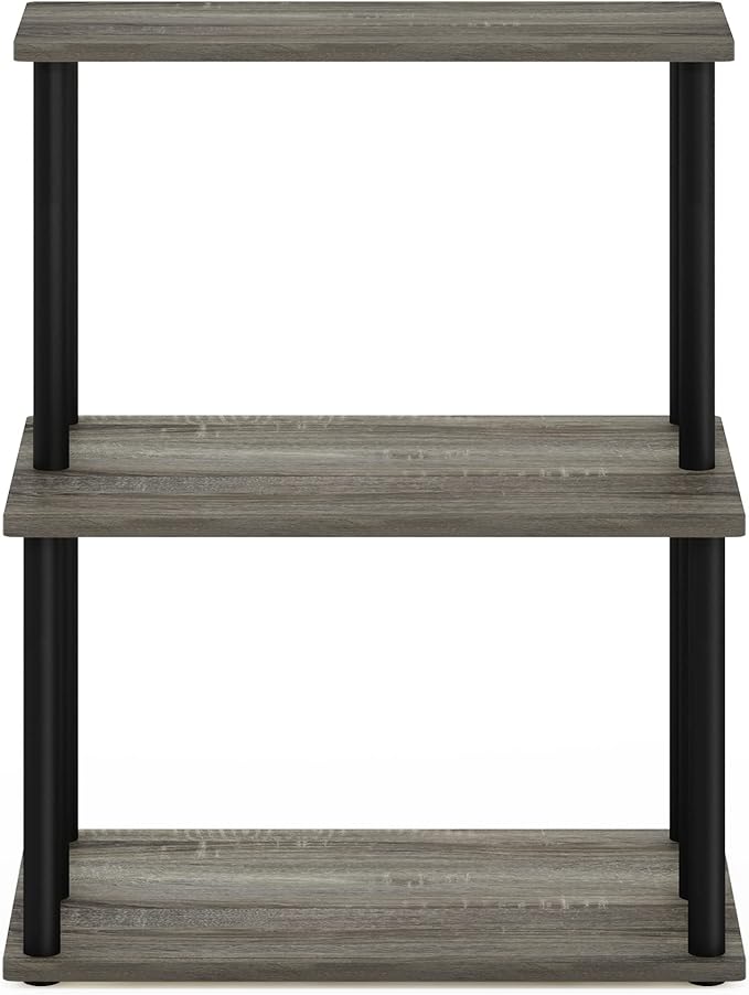 Furinno Turn-N-Tube 3-Tier Toolless Multipurpose Printer Stand Display Storage Shelf