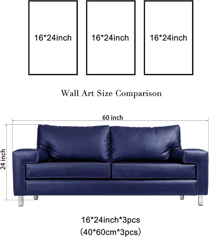 Wieco Art 3 Piece Banksy Famous Canvas Paintings Wall Art Raining day Modern Large Inspirational Grey Love Pictures Print Artwork for Dining Room Kitchen Home Office Decor