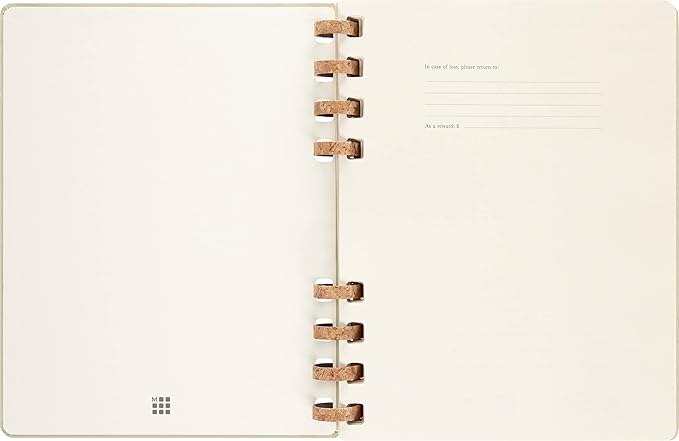 Moleskine 2024 Spiral Academic Planner, 12M, Extra Large, Crush Kiwi, Hard Cover (7.5 x 10)