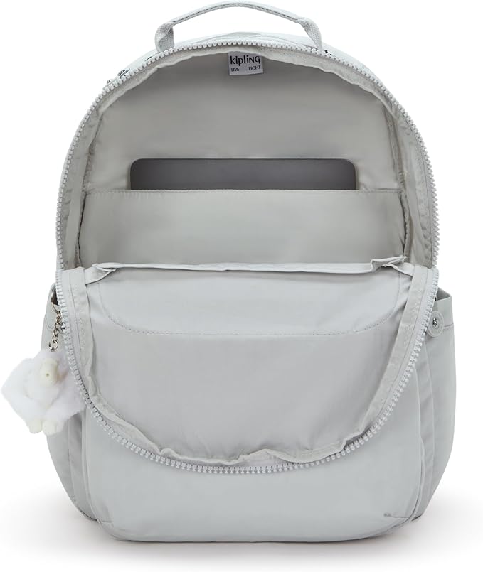 Kipling Women's Seoul 15" Laptop Backpack, Durable, Roomy with Padded Shoulder Straps, Built-In Protective Sleeve