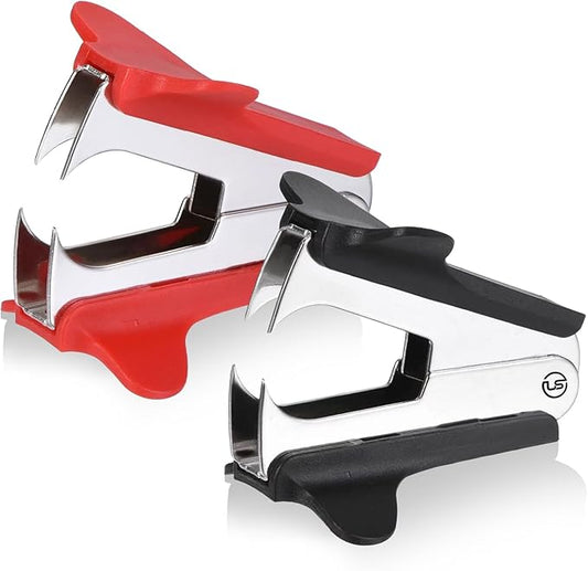 Staple Remover 2 Pack Staple Puller Pinch Jaw Style Staple Remover Tool, Stapler Removers