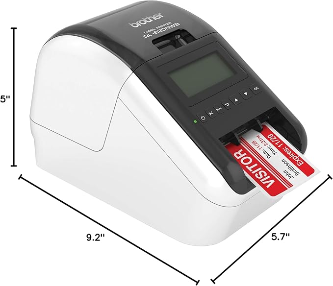 Brother Printer Labeler, Wireless Label Printer (Renewed Premium)