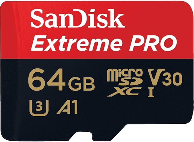 64GB Sandisk Extreme Pro 4K Memory Card for Gopro Hero 6, Fusion, Hero 5, Karma Drone, Hero 4, Session, Hero 3, 3+, Hero + Black - UHS-1 V30 64G Micro SDXC with Everything But Stromboli Card Reader