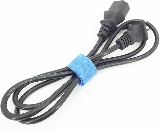 Pasow 50pcs Cable Ties Reusable Fastening Wire Organizer Cord Rope Holder 7 Inch (Sky Blue)